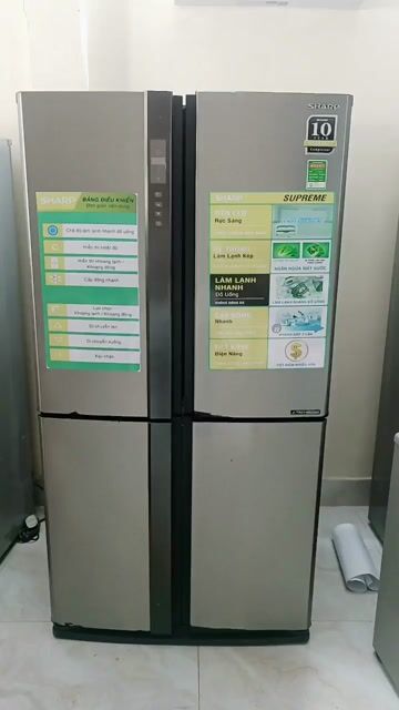 Tủ lạnh Sharp Inverter 600 lít Xám. Mua bán Tủ lạnh tại Quận Bình Thạnh Tp Hồ Chí Minh được đăng bởi Nguyễn Duy Quang hình 1