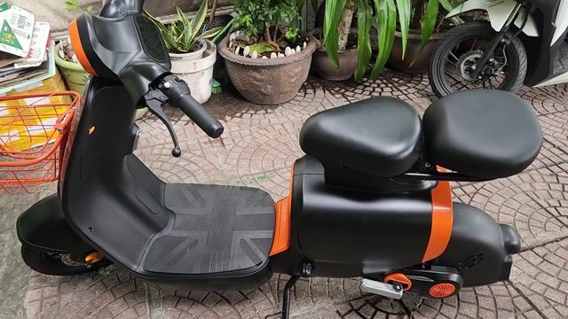 Xe máy điện DK Bike Đen cam. Mua bán Xe điện tại Quận Bình Thạnh Tp Hồ Chí Minh được đăng bởi nguyễn Loan hình 1