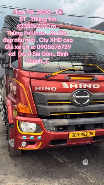 Hino FG 2020 8 Tấn .thùng full Inox 9m. Mua bán Xe tải, xe ben tại Huyện Bình Chánh Tp Hồ Chí Minh được đăng bởi Bãi Xe Ô tô Cường Phát hình 1