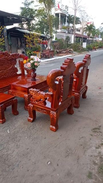 Salon gỗ tay 12