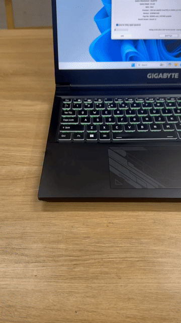 Gigabyte KF5 i5 13500H RTX 4060 8GB BH 09-2027. Mua bán Laptop tại Quận Hoàng Mai Hà Nội được đăng bởi Hoàng Bách Computer hình 1