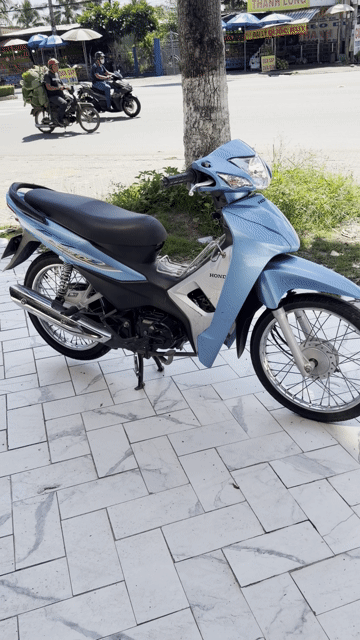 Honda Wave 2017 Xanh Việt Nam. Mua bán Xe máy tại Thành phố Bến Tre Bến Tre được đăng bởi Trung Tâm  hình 1