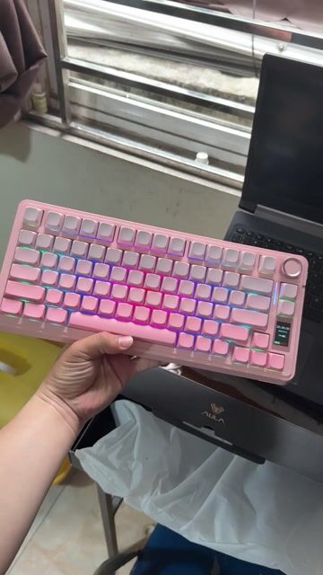 Bàn phím cơ AULA S75 Pro Hồng Mới. Mua bán Phụ kiện (Màn hình, Chuột...) tại Quận Cầu Giấy Hà Nội được đăng bởi Đỗ Duy Long hình 1