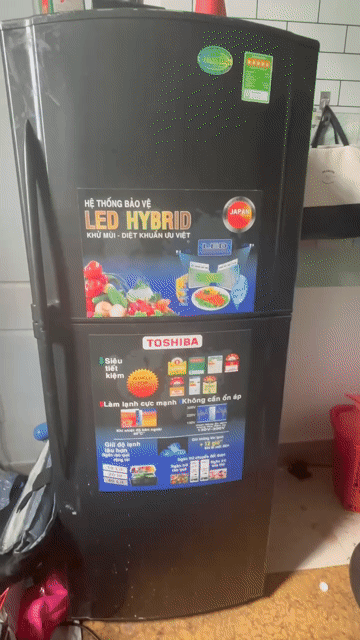Tủ lạnh Toshiba Đen LED Hybrid Khử mùi. Mua bán Tủ lạnh tại Quận Gò Vấp Tp Hồ Chí Minh được đăng bởi Phạm Thành Lễ hình 1
