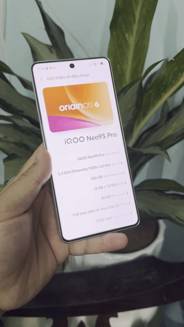 iQOO Neo9S Pro 12GB/256GB Trắng. Mua bán Điện thoại tại Thành phố Nam Định Nam Định được đăng bởi Trí Dũng Store hình 1