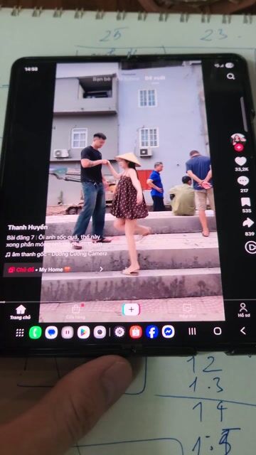 Samsung Z Fold 3 5G 512GB Xám. Mua bán Điện thoại tại Quận Thanh Xuân Hà Nội được đăng bởi Long Nguyen 0nam6bay66mot1hai2 hình 1