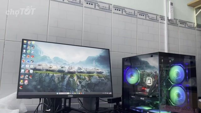 Dàn Pc i5-10400f 24 inch 16GB/512GB GTX 1050ti. Mua bán Máy tính để bàn tại Thị xã Tân Uyên Bình Dương được đăng bởi lê âu hình 1