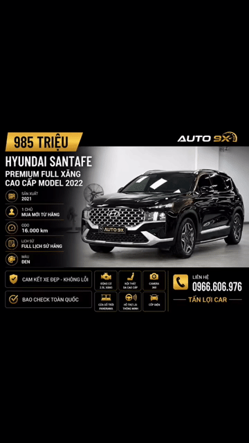 Hyundai SantaFe Premium Full Xăng Model 2022. Mua bán Ô tô tại Thành phố Thủ Đức Tp Hồ Chí Minh được đăng bởi Tấn Lợi Car hình 1