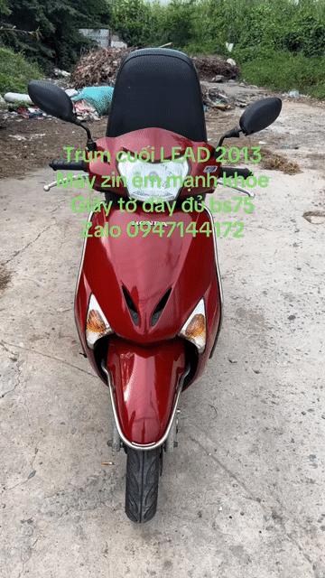 Honda Lead 110 2013 Đỏ. Mua bán Xe máy tại Huyện Bình Chánh Tp Hồ Chí Minh được đăng bởi Bình tĩnh sống hình 1