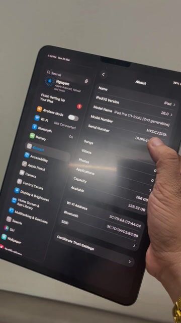 iPad Pro 11 inch 2020, 256GB, Bản Quốc Tế. Mua bán Máy tính bảng tại Quận Tân Bình Tp Hồ Chí Minh được đăng bởi MrA Store hình 1