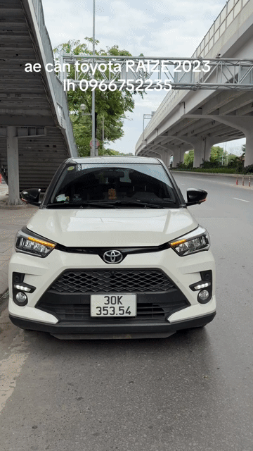 Toyota Raize 2023 Trắng 40000 km Nhập khẩu. Mua bán Ô tô tại Quận Bắc Từ Liêm Hà Nội được đăng bởi Mr PHÁT Hoà Bình AuTO hình 1
