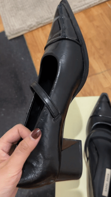 Giày cao gót Nữ Da bóng Đen size 38. Mua bán Giày dép tại Quận 3 Tp Hồ Chí Minh được đăng bởi Xuân Hương hình 1