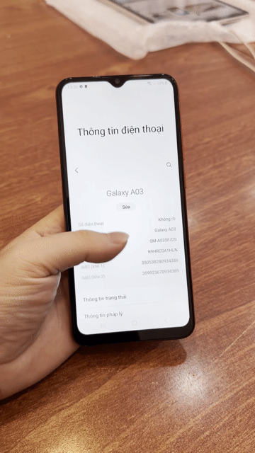 Samsung A03 64GB. Mua bán Điện thoại tại Quận Tân Bình Tp Hồ Chí Minh được đăng bởi Minh Tuấn hình 1