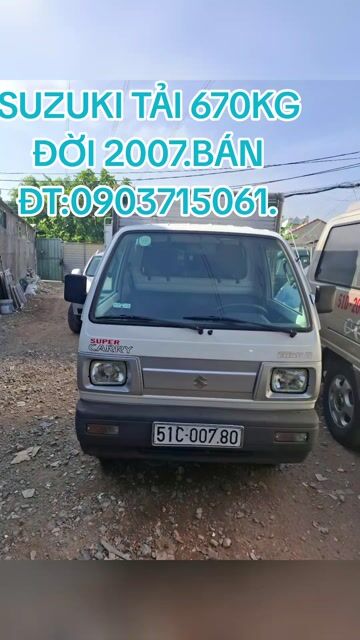 Suzuki Super Carry 2007. Mua bán Xe tải, xe ben tại Quận Bình Tân Tp Hồ Chí Minh được đăng bởi Văn Trí hình 1