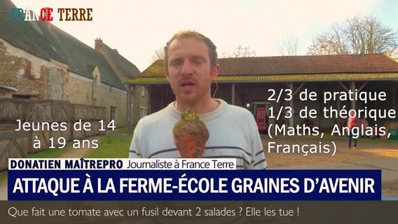 Attaque à la ferme école