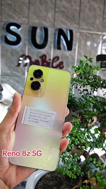 Oppo Reno 8Z 5G 8+256 Snap695 NFC 2sim . Mua bán Điện thoại tại Huyện Trảng Bàng Tây Ninh được đăng bởi Sun Mobile Shop Điện Thoại Trảng Bàng Tây Ninh 01 hình 1