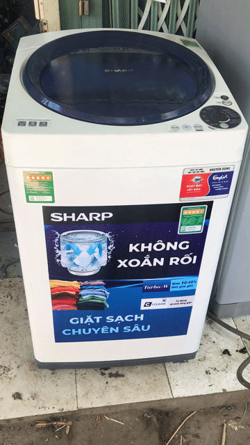 Máy giặt Sharp 7kg Trắng cũ. Mua bán Máy giặt tại Quận Ngũ Hành Sơn Đà Nẵng được đăng bởi Hoà hình 1