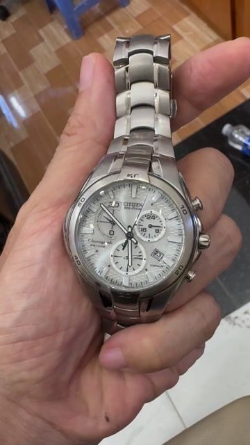 Đồng hồ Citizen Eco-Drive Chronograph. Mua bán Đồng hồ tại Thị xã Tân Uyên Bình Dương được đăng bởi Đại Lợi Store hình 1