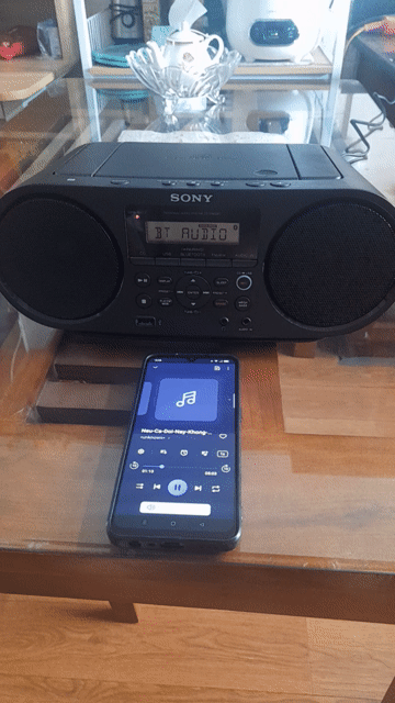 Loa cassette Bluetooth Sony ZS-RS60BT Đen. Mua bán Tivi, Âm thanh tại Quận Hà Đông Hà Nội được đăng bởi Phạm Hoàng hình 1