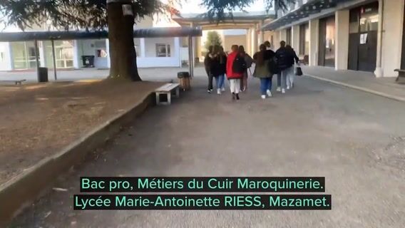 Formation maroquinerie lycée de Mazamet