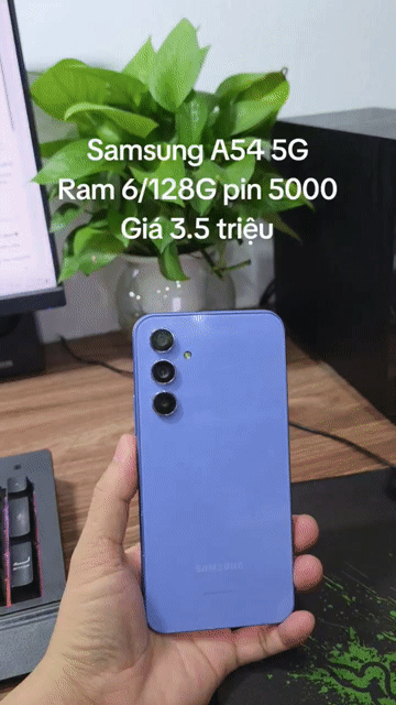 Samsung A54 5G 128G zin còn vân tay màn face NFC. Mua bán Điện thoại tại Quận Hà Đông Hà Nội được đăng bởi Shop Điện Thoại Cũ Zin hình 1