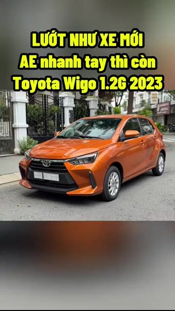 Toyota Wigo G 1.2 2023 Cam 55.000. Mua bán Ô tô tại Quận Gò Vấp Tp Hồ Chí Minh được đăng bởi PHẠM VIỆT hình 1