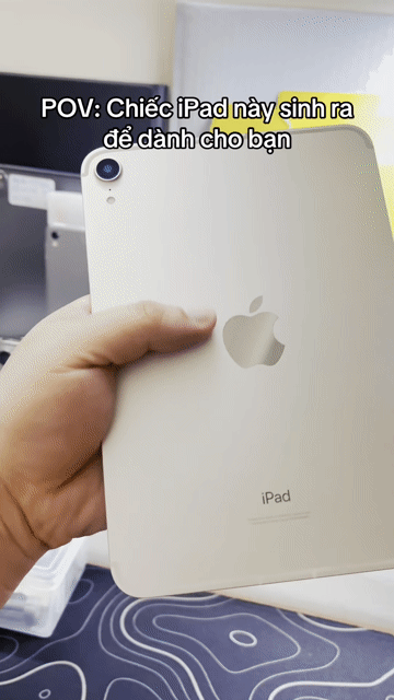 iPad Mini 6 64GB Wifi + 5G starlight zin 99% P91. Mua bán Máy tính bảng tại Quận Tân Bình Tp Hồ Chí Minh được đăng bởi TÁO BI STORE CHUYÊN IPAD ZIN CHẤT hình 1