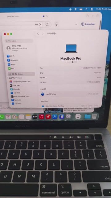 Apple MacBook Pro M1 8GB/256GB. Mua bán Laptop tại Quận Đống Đa Hà Nội được đăng bởi CỬA HÀNG T STORE ĐIỆN THOẠI LAPTOP HÀ NỘI hình 1