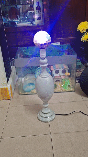 Chân đèn đá trắng. Mua bán Đèn tại Quận Bình Thạnh Tp Hồ Chí Minh được đăng bởi Luctran hình 1