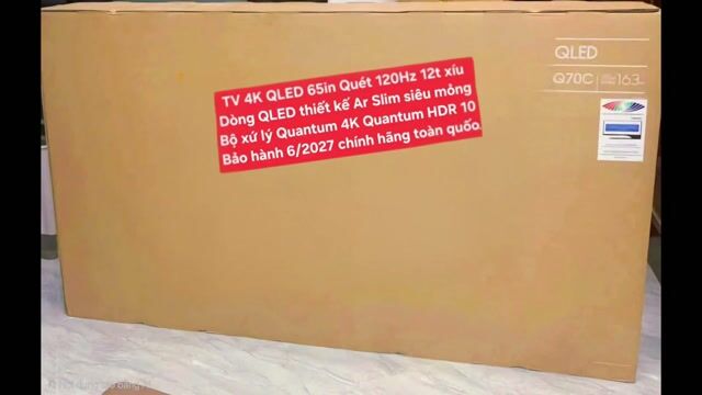 TV QLED Samsung 65Q70C 65in QLED 120Hz BH 06/2027. Mua bán Tivi, Âm thanh tại Quận 8 Tp Hồ Chí Minh được đăng bởi Nguyen nguyen hình 1