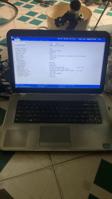 Dell Inspiron 5523 i5-3337U 8GB/500GB Xám. Mua bán Laptop tại Quận Tân Phú Tp Hồ Chí Minh được đăng bởi A  quân hình 1