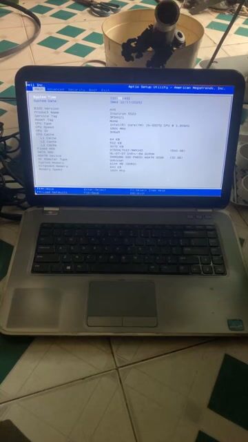 Dell Inspiron 5523 i5-3337U 8GB/500GB Xám. Mua bán Laptop tại Quận Tân Phú Tp Hồ Chí Minh được đăng bởi A  quân hình 1