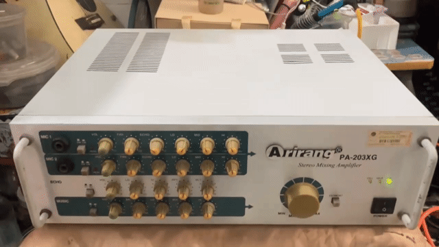 Amply karaoke Arirang PA-203XG. Mua bán Tivi, Âm thanh tại Quận Bình Thạnh Tp Hồ Chí Minh được đăng bởi Trọng Trí hình 1