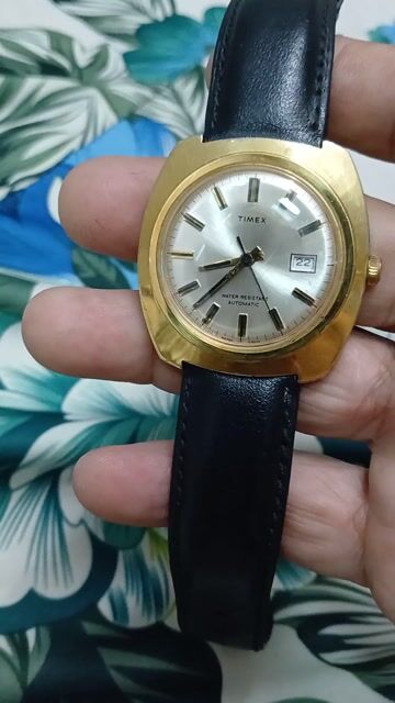 Đồng hồ Timex Nam Vuông Tự động cũ. Mua bán Đồng hồ tại Thành phố Long Xuyên An Giang được đăng bởi Long Xuyên  hình 1