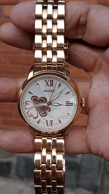 Đồng hồ Orient Automatic Nữ Vàng hồng 36mm. Mua bán Đồng hồ tại Quận Ngũ Hành Sơn Đà Nẵng được đăng bởi HẢI VIỆT AUDIO hình 1