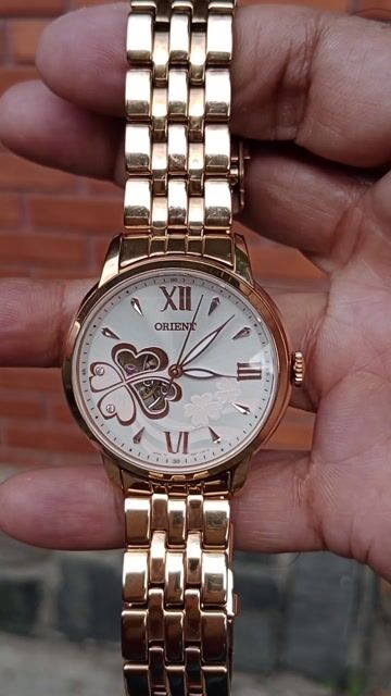 Đồng hồ Orient Automatic Nữ Vàng hồng 36mm. Mua bán Đồng hồ tại Quận Ngũ Hành Sơn Đà Nẵng được đăng bởi HẢI VIỆT AUDIO hình 1