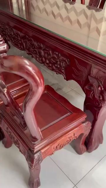 Bộ bàn ăn 10 ghế rất vip
