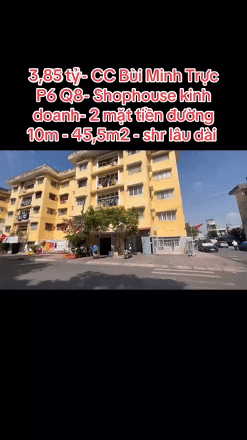 Mua bán Căn hộ Chung cư Quận 8 Tp Hồ Chí Minh diện tích 45.5 m² giá 3,85 tỷ