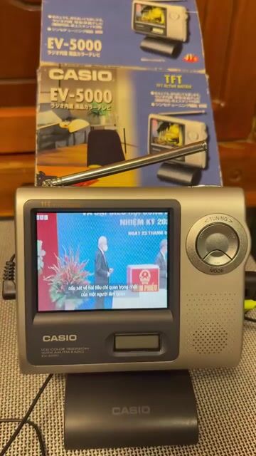 Tivi mini Casio EV-5000 Bạc. Mua bán Tivi, Âm thanh tại Quận 1 Tp Hồ Chí Minh được đăng bởi bính đông tuyền hình 1