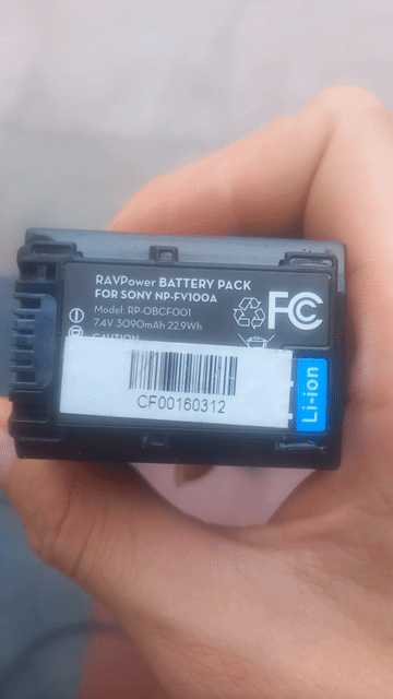 Pin máy ảnh RAVPower RP-OBCF001. Mua bán Phụ kiện (Màn hình, Chuột...) tại Huyện Bình Xuyên Vĩnh Phúc được đăng bởi Wind hình 1