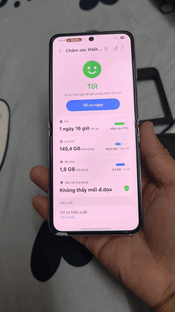 Samsung Z Flip5 8/256gb màu tím SSVN. Mua bán Điện thoại tại Quận Ba Đình Hà Nội được đăng bởi Trần Nghĩa hình 1