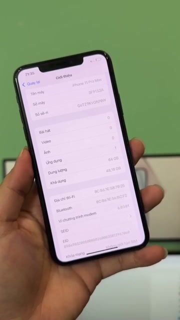 Apple iPhone 11 Pro Max 64GB Xám J/A. Mua bán Điện thoại tại Quận Thanh Xuân Hà Nội được đăng bởi Lê Tuấn anh hình 1