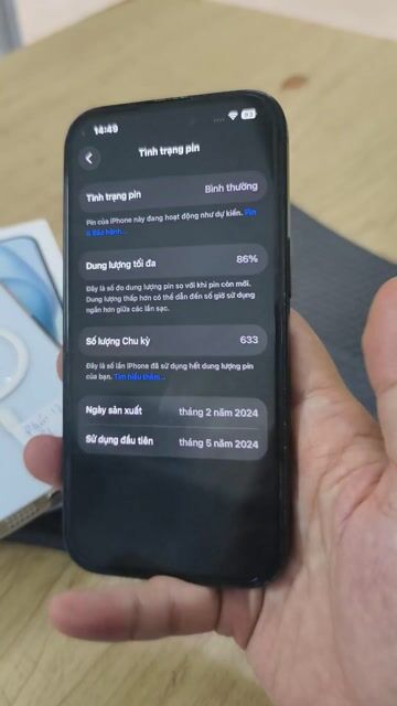 iPhone 15 128GB Đen LL/A Đã dùng. Mua bán Điện thoại tại Quận Đống Đa Hà Nội được đăng bởi CỬA HÀNG T STORE ĐIỆN THOẠI LAPTOP HÀ NỘI hình 1