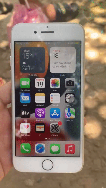 Apple iPhone 7G 128GB Bạc 96%. Mua bán Điện thoại tại Huyện Mỏ Cày Nam Bến Tre được đăng bởi Nhật Du hình 1