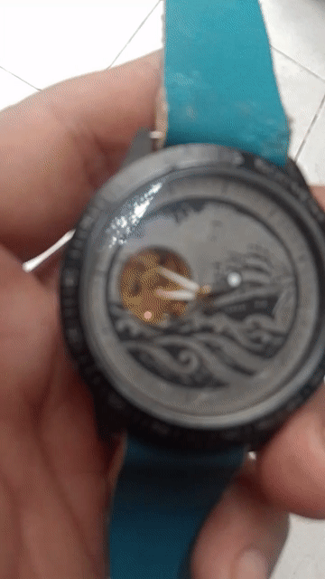 Đồng hồ cơ dây da xanh dương 40mm. Mua bán Đồng hồ tại Quận 3 Tp Hồ Chí Minh được đăng bởi chơi vì dam me hình 1