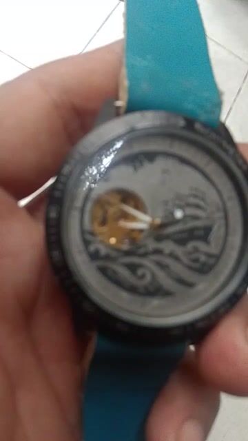 Đồng hồ cơ dây da xanh dương 40mm. Mua bán Đồng hồ tại Quận 3 Tp Hồ Chí Minh được đăng bởi chơi vì dam me hình 1