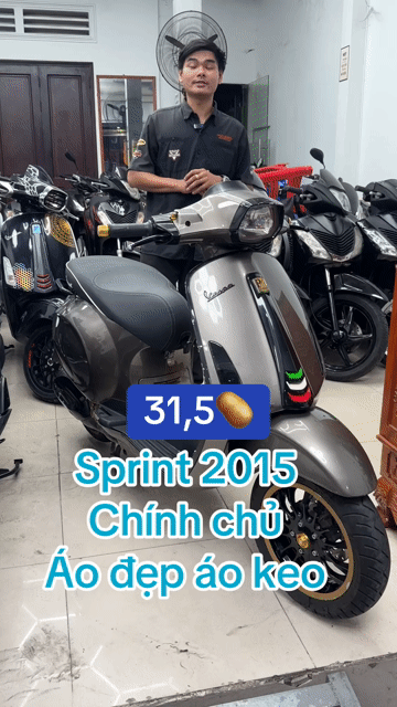 Piaggio Vespa Sprint 2015 chính chủ. hỗ trợ góp. Mua bán Xe máy tại Thành phố Thủ Đức Tp Hồ Chí Minh được đăng bởi Lê Hạnh hình 1