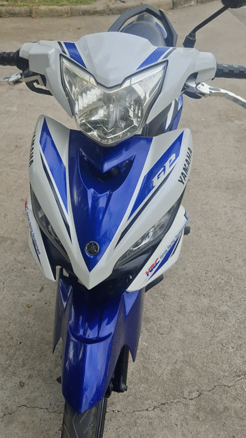 Yamaha Exciter 135 2014 Trắng Xanh. Mua bán Xe máy tại Huyện Nhà Bè Tp Hồ Chí Minh được đăng bởi tuân anh  hình 1