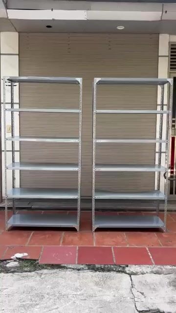 Kệ sắt Xám 2m x 1m x 40cm 6 mâm ( có 6 bộ). Mua bán Tủ, kệ gia đình tại Quận Hà Đông Hà Nội được đăng bởi LAN ANH hình 1