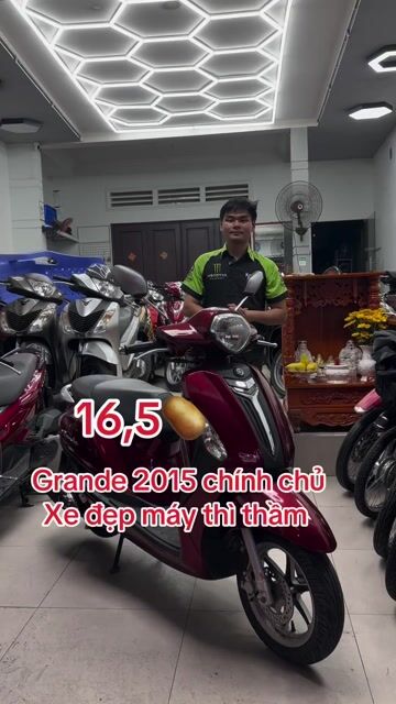 Grande 2015 máy zin chính chủ. Mua bán Xe máy tại Thành phố Thủ Đức Tp Hồ Chí Minh được đăng bởi Lê Hạnh hình 1